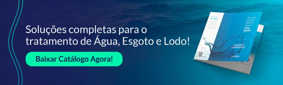 banner para baixar catálogo de produtos tratamento de água